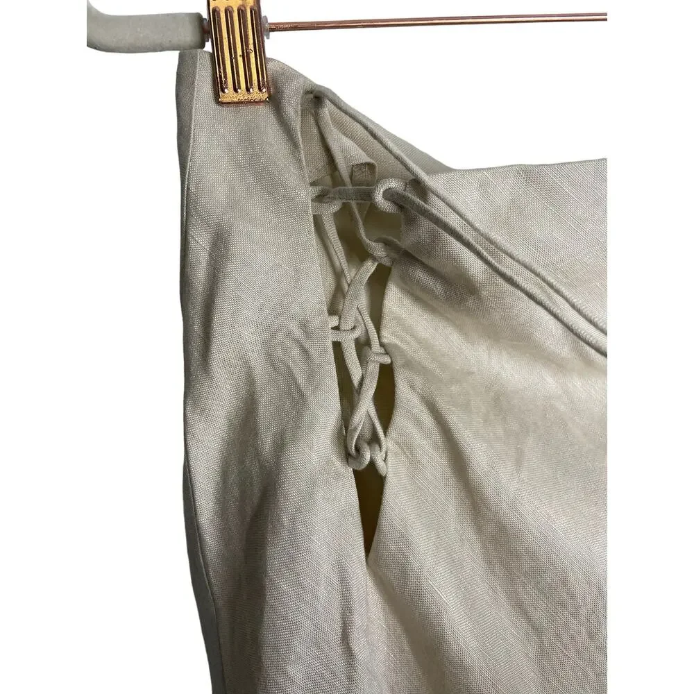 Song Of Style Noa Midi Skirt Linen Blend Lighweight Boho Party Cocktail Formal S